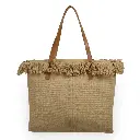 Bolso Shopper con flecos y asas (Inspiración bimba y Lola) Caqui 02.webp