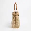 Bolso Shopper con flecos y asas (Inspiración bimba y Lola) Caqui 04.webp
