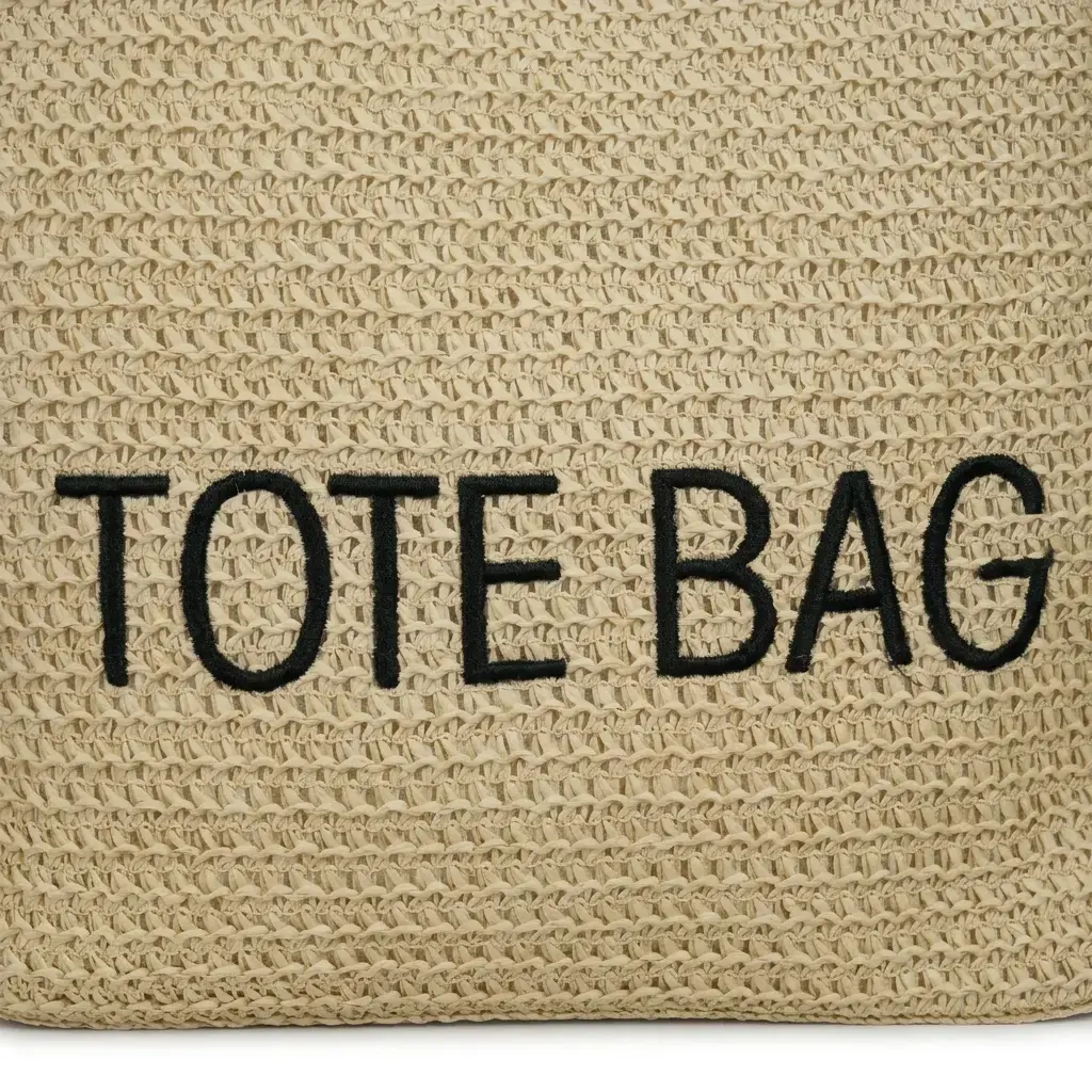 Bolso crochet de rafia Tote bag beige 02.webp