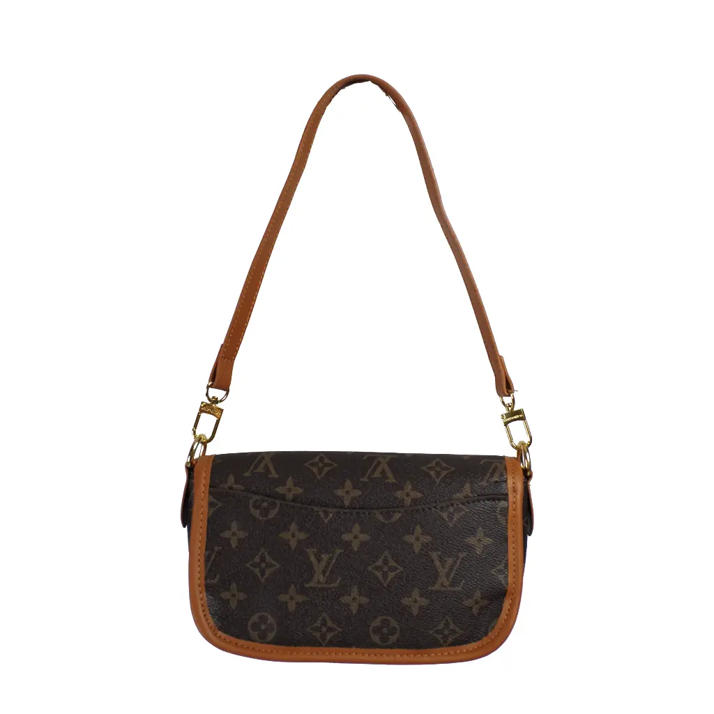 Mini bolso de mano y de hombro Monograma Hebilla (Inspiración Louis Vuitton) Color marrón 02.webp