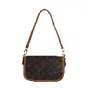 Mini bolso de mano y de hombro Monograma Hebilla (Inspiración Louis Vuitton) Color marrón 02.webp