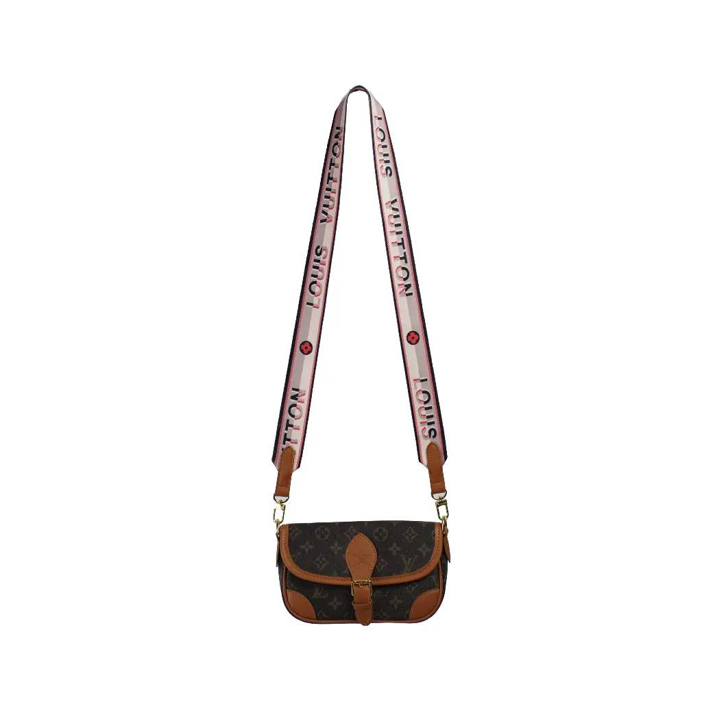 Mini bolso de mano y de hombro Monograma Hebilla (Inspiración Louis Vuitton) Color marrón 04.webp