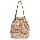 Bolso de hombro de malla de rafia (Inspiración bimba y lola) Rosa palo 02.webp