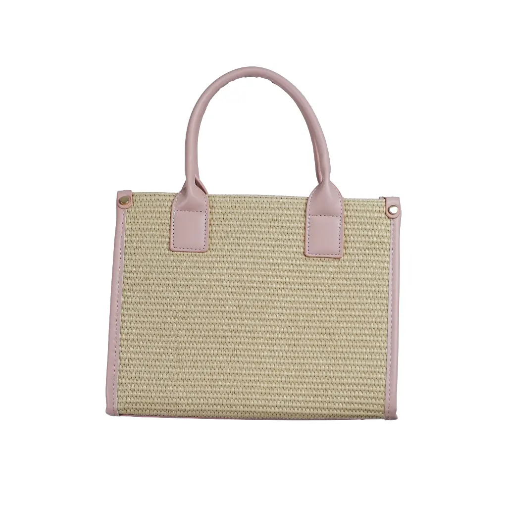 Bolso de mano loneta (Inspiración Tous) Color Rosa 02.webp