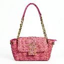 Bolso de mano Kooreloo con tachuelas Rosa 01.webp