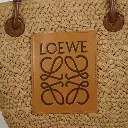 Bolso tipo capazo rafia trenzada Anagram (Inspiración Loewe) 04.webp