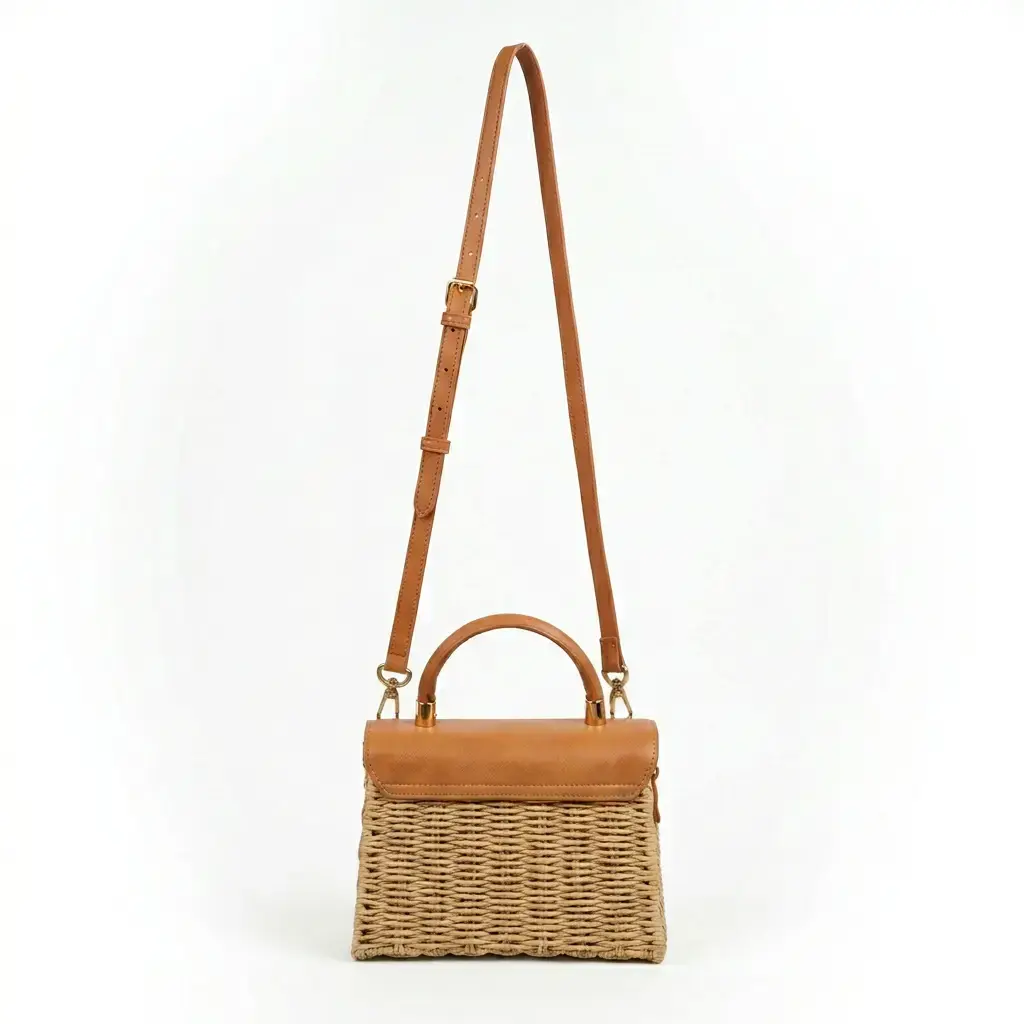 Bolso tipo cesta JSondo de solapa 07.webp