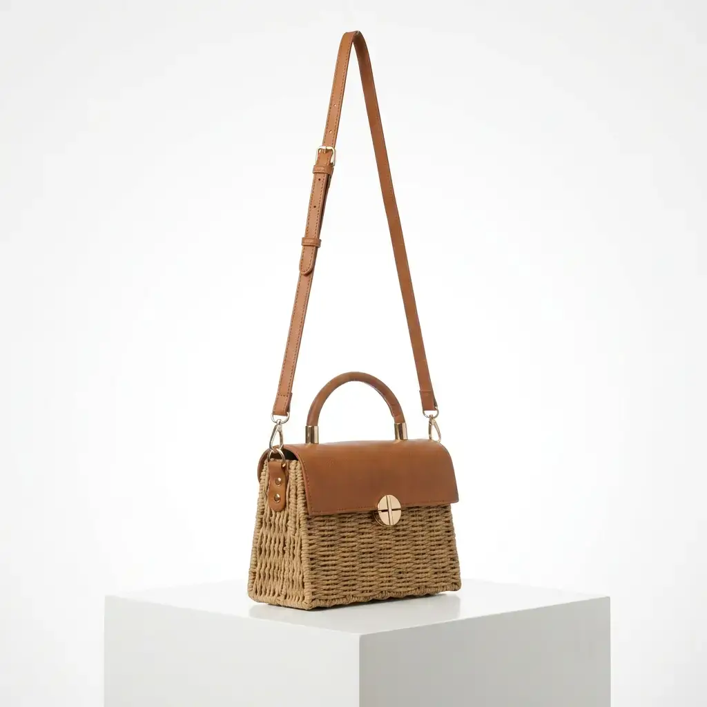 Bolso tipo cesta JSondo de solapa 04.webp