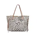 Bolso Louis Vo Shopper cuadros - Inspiración Louis Vuitton) Color beige.webp