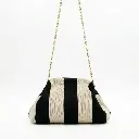 Bolso Clutch elegante con cadena negro 04.webp