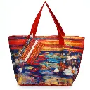 Bolso Tote estampado estilo Claude Monet con monedero 02.webp