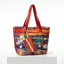 Bolso Tote estampado estilo Claude Monet con monedero 05.webp