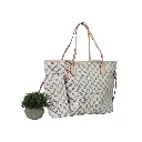 Bolso Louis Vo Shopper cuadros - Inspiración Louis Vuitton) Color beige 04.webp