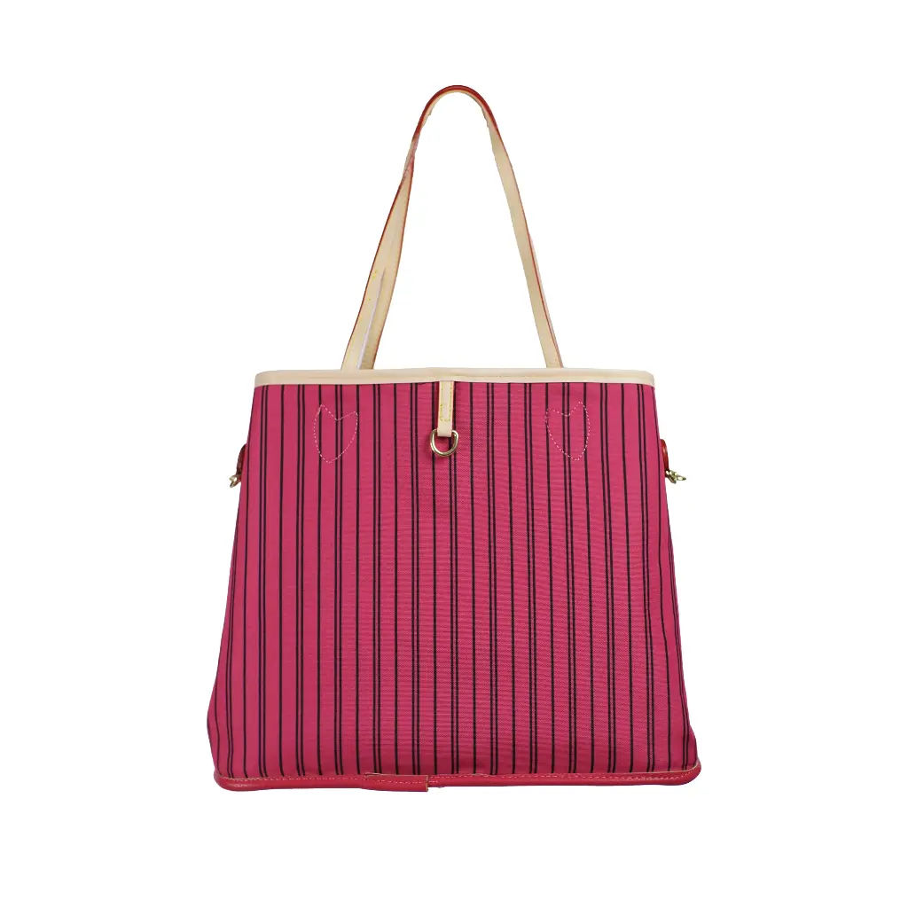 Bolso Louis Vo Shopper monograma - Inspiración Louis Vuitton) Color marron fucsia 06.webp