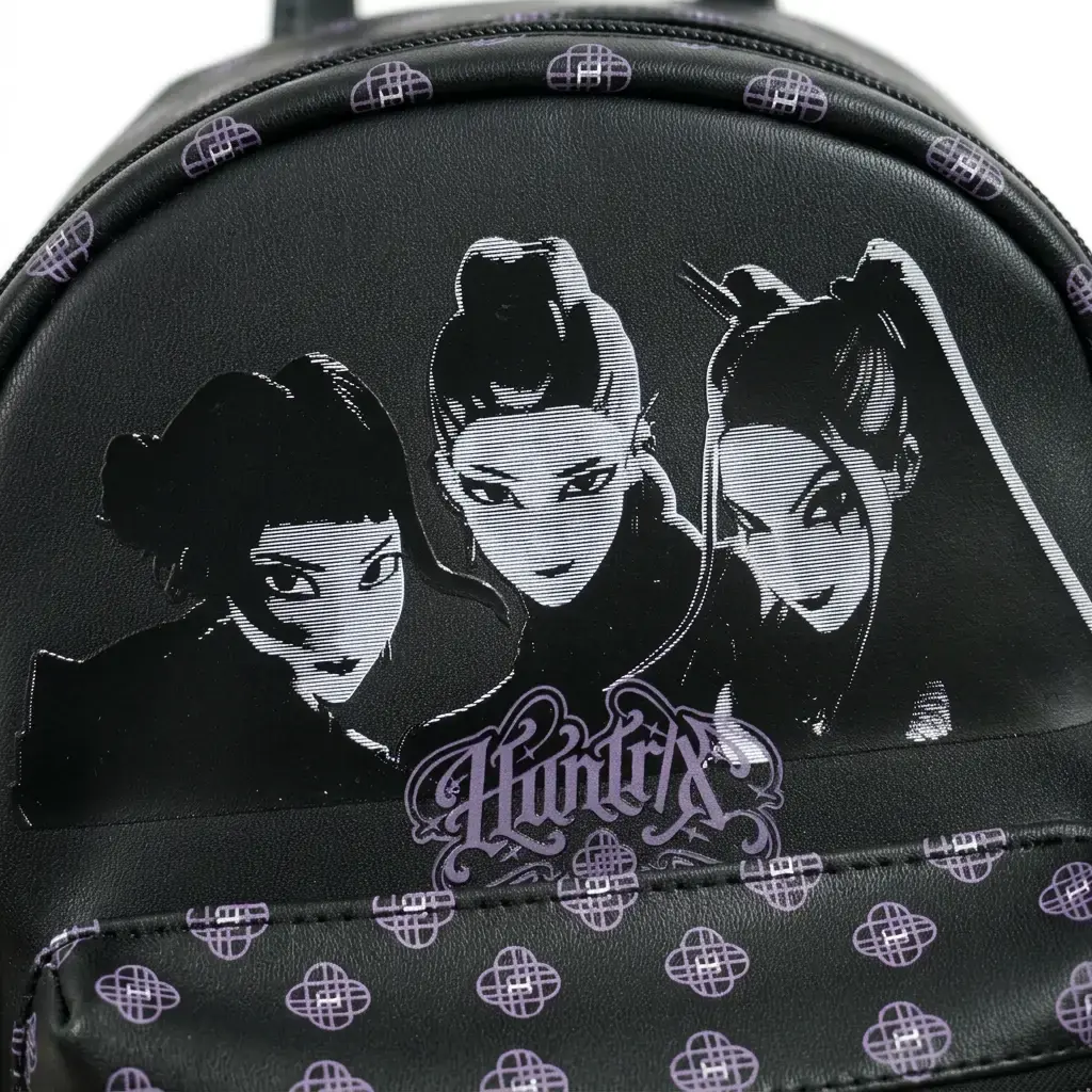 Mini Mochila Infantil Negra K-Pop Demon Hunters 03.webp