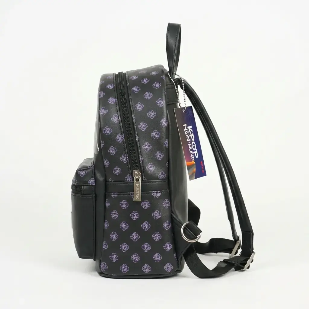 Mini Mochila Infantil Negra K-Pop Demon Hunters 02.webp