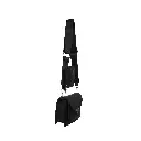 Bolso con monedero Negro (Inspiración Prada) 02.webp