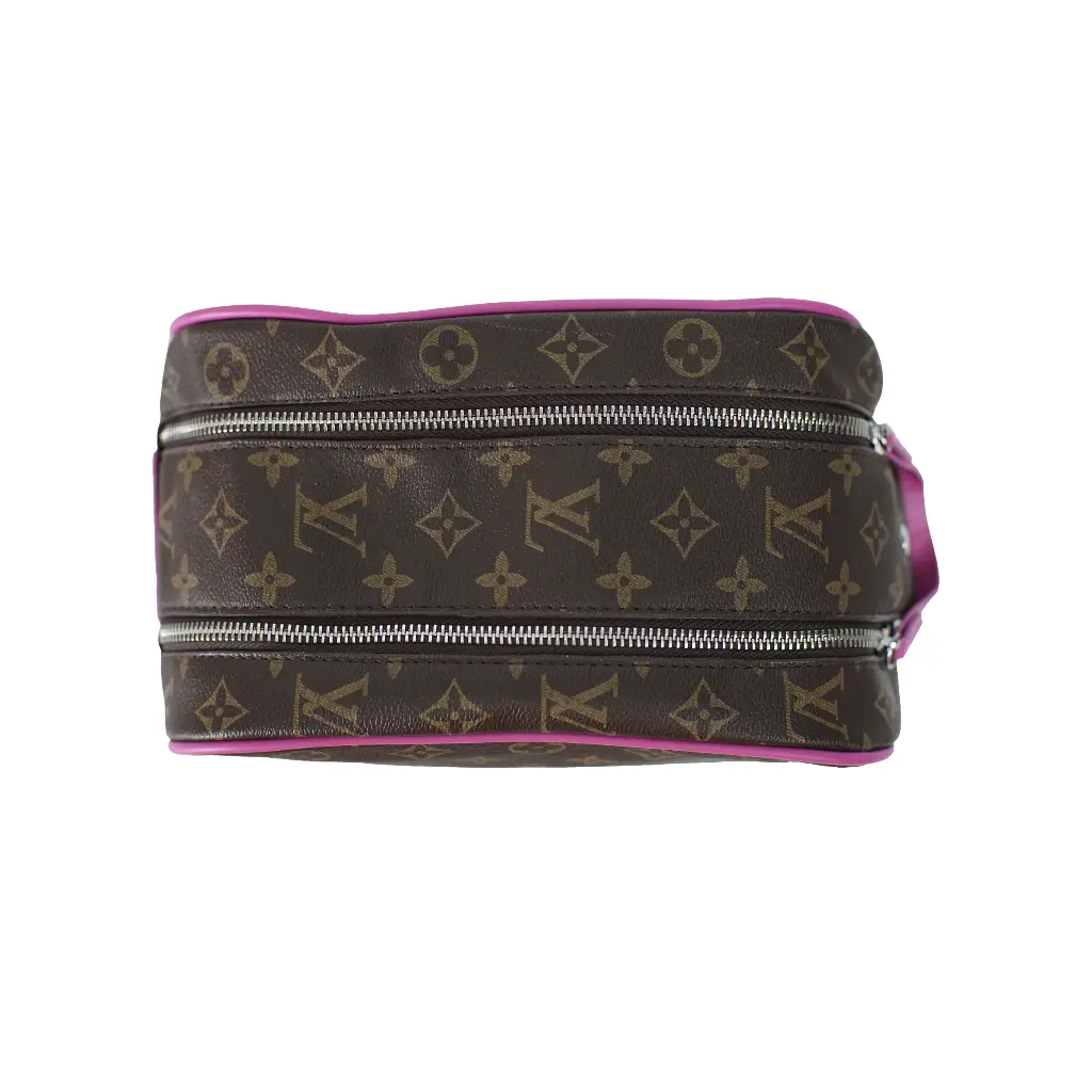 Neceser monograma LV ( Inspiración Louis Vuitton) Color Rosa Marron.webp
