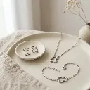 Conjunto colgante con pulsera y pendientes oso silueta (Inspiracion Tous) 01.webp