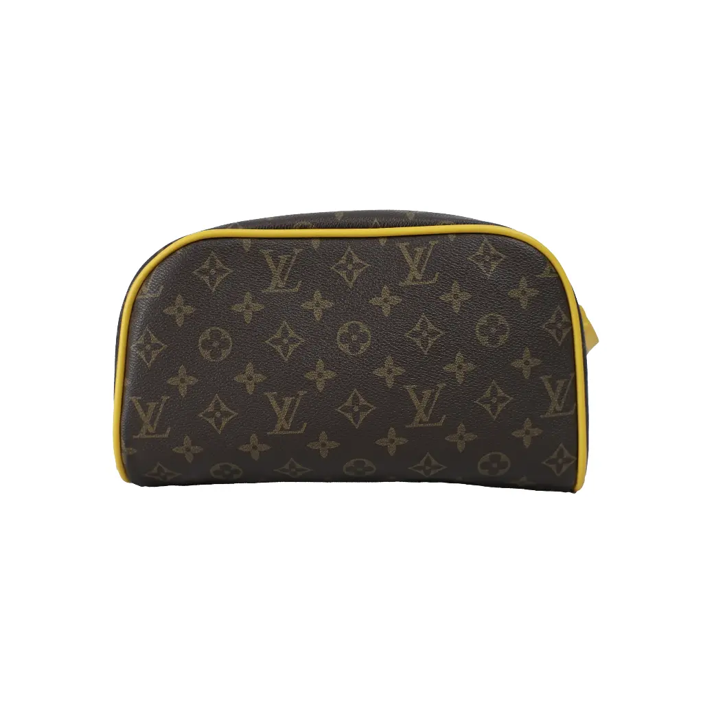 Neceser monograma LV ( Inspiración Louis Vuitton) Color Amarillo Marron 02.webp