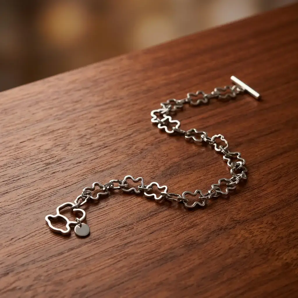 Pulsera diseño carrusel motivos osos (Inspiración Tous) 03.webp