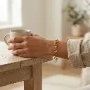 Pulsera diseño eslabones de osos (Inspiración Tous) 01.webp