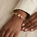 Pulsera iconico motivo oso charms de corazones (Inspiración Tous) 01.webp