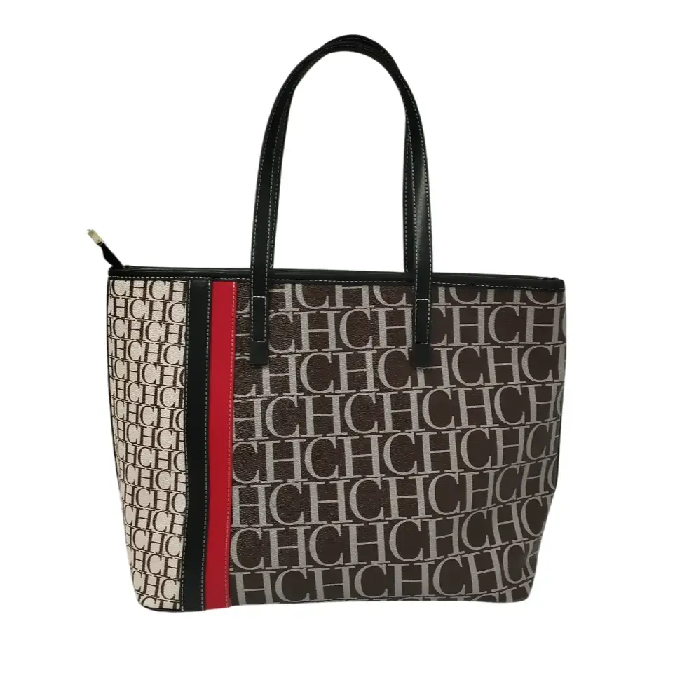 Bolso CH Shopper - Inspiración Carolina Herrera - Icon CH - Color Chocolate.webp