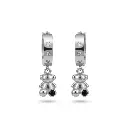 Pendientes Bold Bear con detalles colgantes forma oso negro (Inspiración Tous) 06.webp