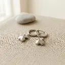 Pendientes Sweet Dolls de aro de oso plata (Inspiración Tous) 03.webp