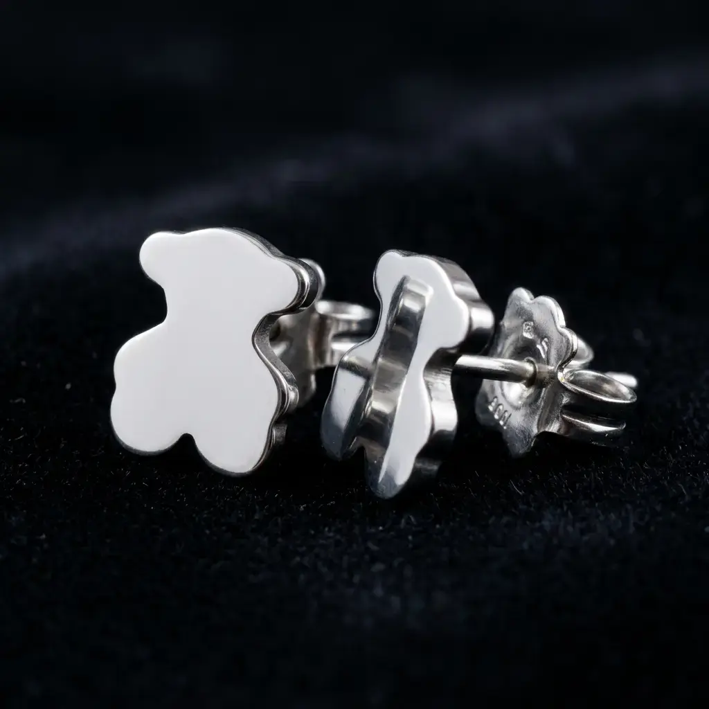 Pendientes Sweet Dolls icónica forma de oso (Inspiración Tous) 05.webp