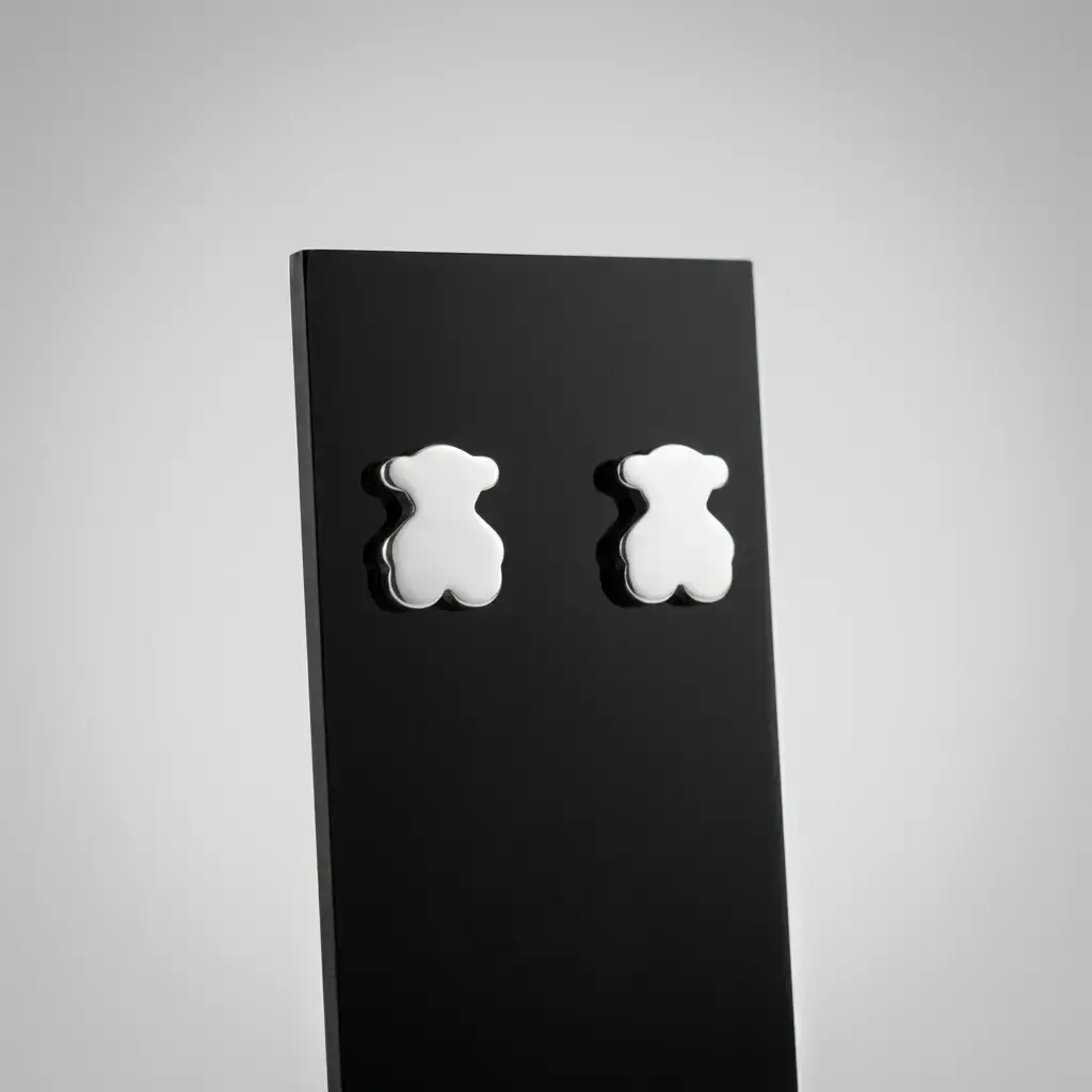 Pendientes Sweet Dolls icónica forma de oso (Inspiración Tous) 02.webp