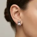 Pendientes de botón Bold Bear osito 3D (Inspiración Tous) 04.webp