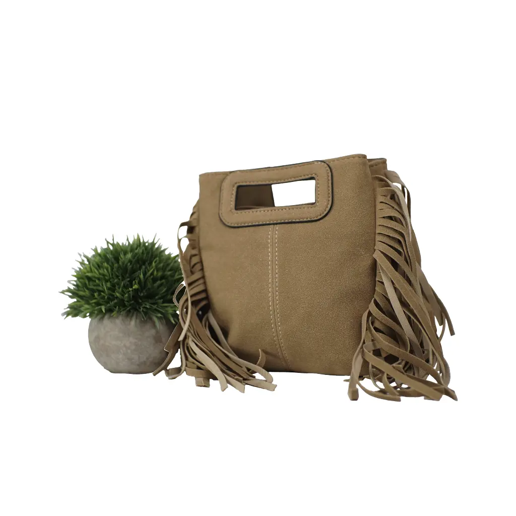 Bolso Mini Viena con flecos (Inspiración Porfuis) Color marrón 03.webp