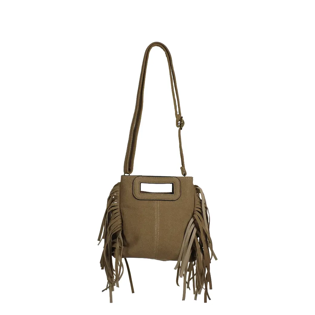 Bolso Mini Viena con flecos (Inspiración Porfuis) Color marrón 02.webp