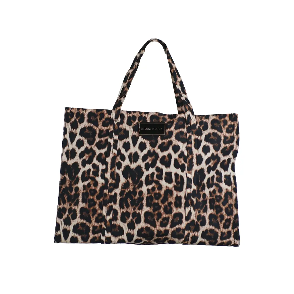 Bolso Shopper Estampado (Inspiración BImba y Lola) Color leopardo 04.webp