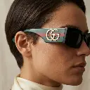 Gafas de sol rectangulares Double G (Inspiración Gucci) 02.webp