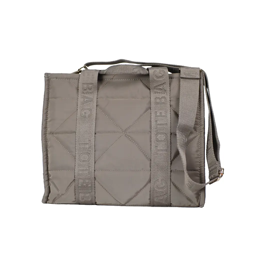 Bolso Tote Bag acolchado (Inspiración Bimba y Lola) Color camel 03.webp