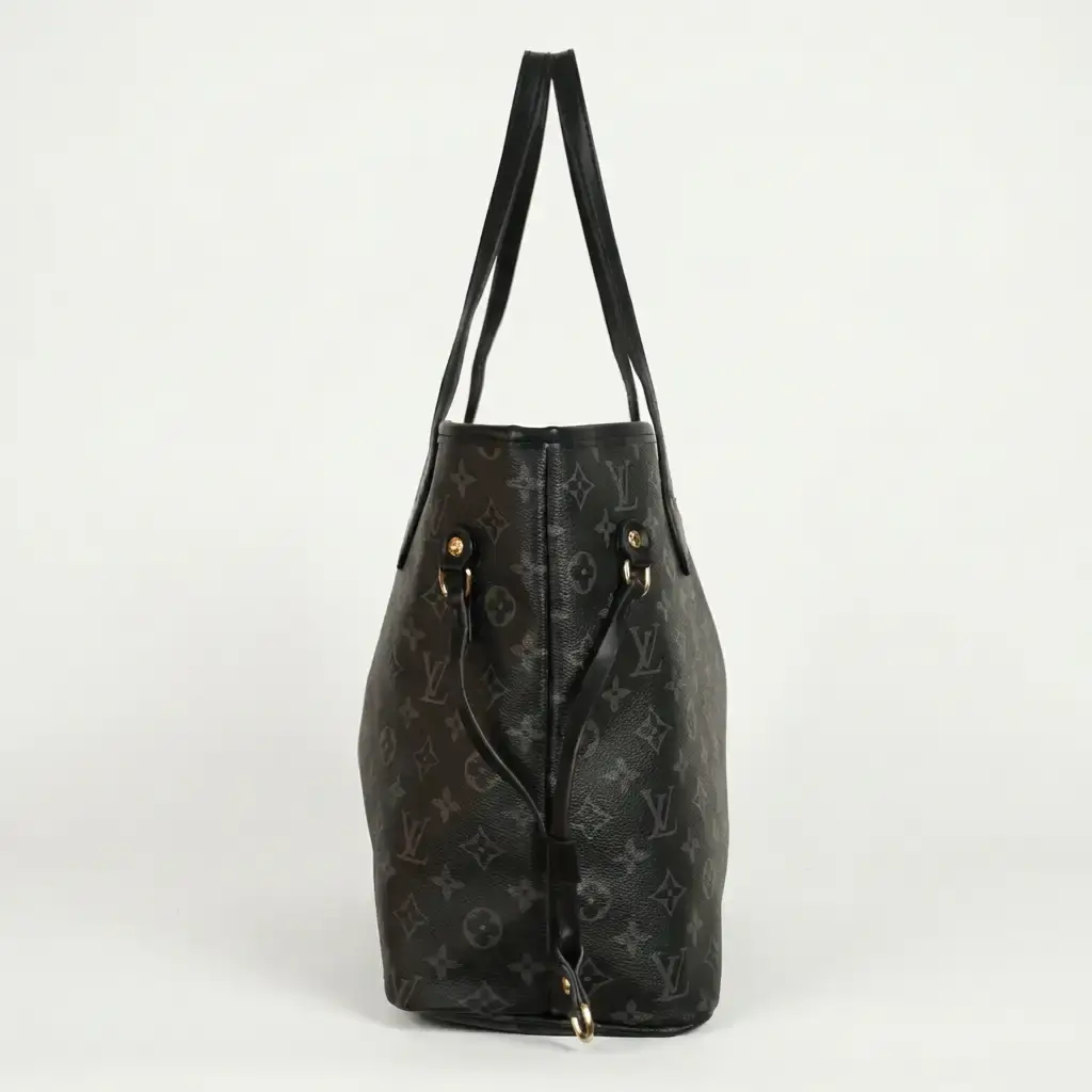 Bolso tote Neverfull con neceser Negro (Inspiración Louis Vuitton) 03.webp