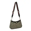 Bolso bandolera con cadena Monograma GG (Inspiración Gucci) Negro 04.webp