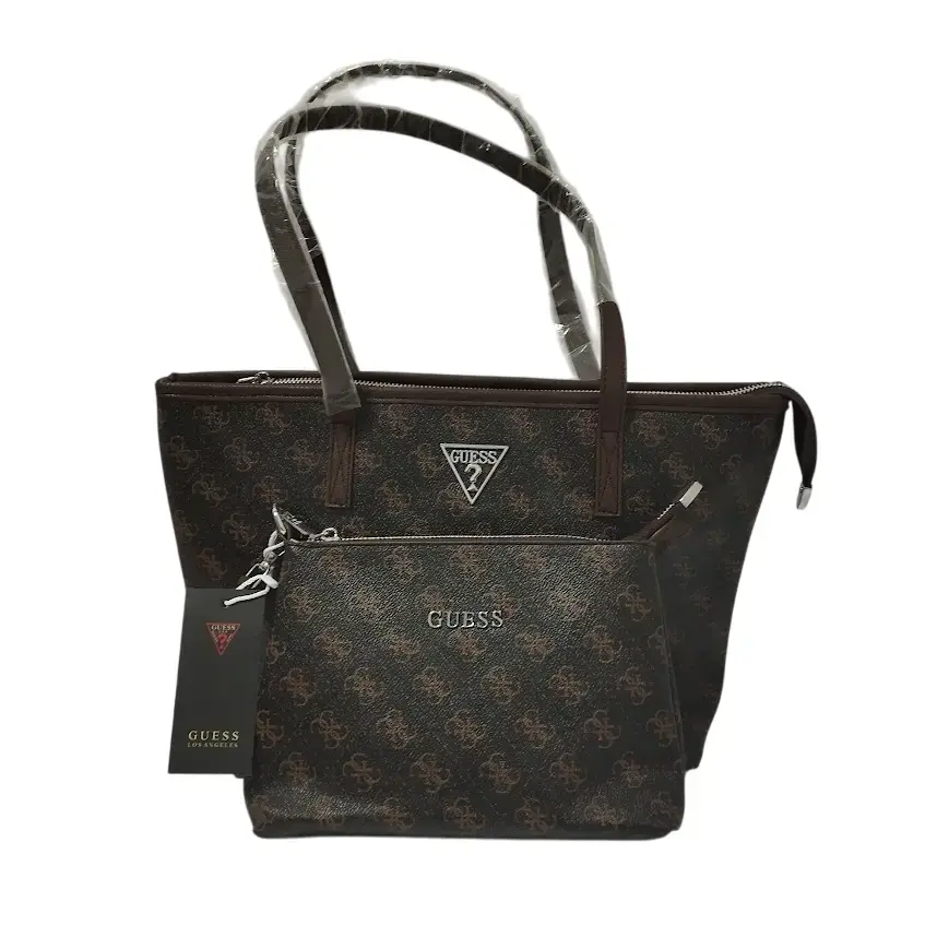 Bolso Guess shopper - Inspiración Guess - Eco Brenton logotipo 4G - Negro.webp