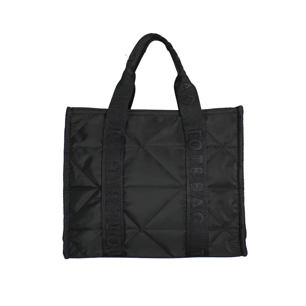 Bolso Tote Bag acolchado (Inspiración Bimba y Lola) Color Negro 02.webp