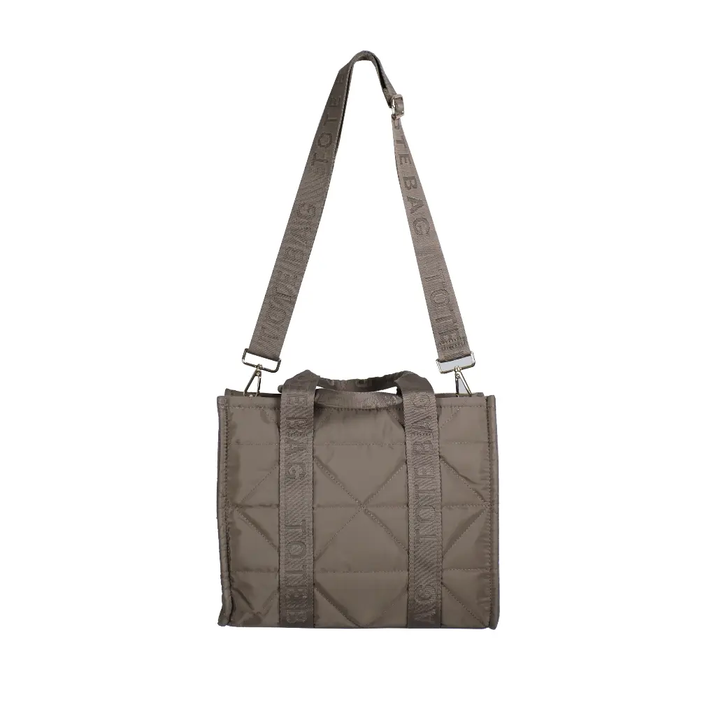 Bolso Tote Bag acolchado (Inspiración Bimba y Lola) Color camel 05.webp