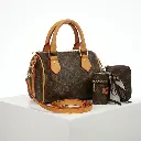 Bolso de hombro con cartera estampado Monogram (Inspiración Louis Vuitton) 01.webp