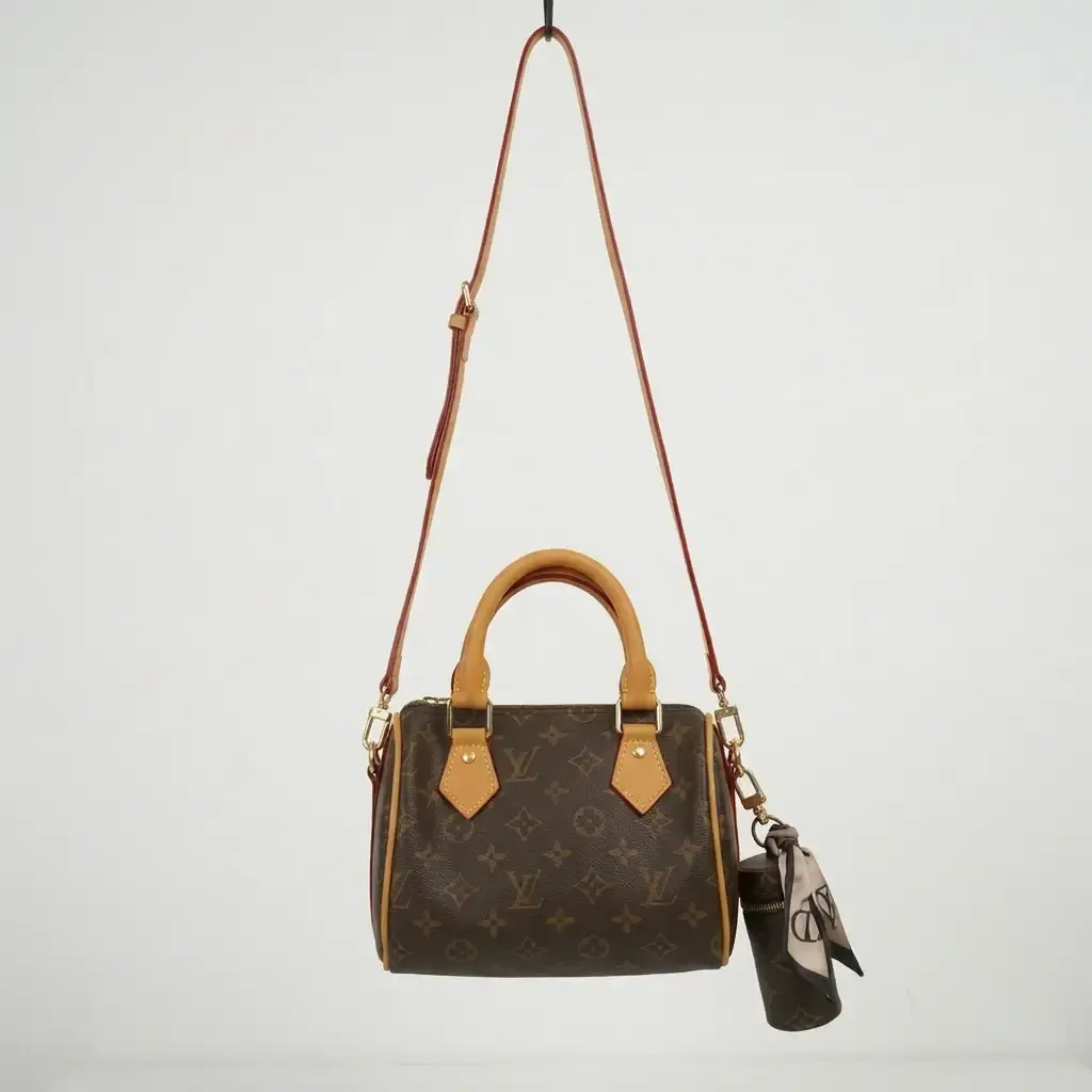 Bolso de hombro con cartera estampado Monogram (Inspiración Louis Vuitton) 05.webp