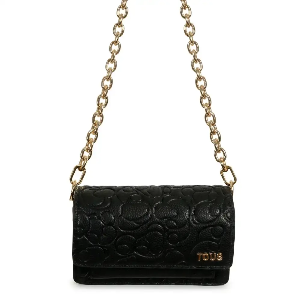 Bolso bandolera Audree Greta Negro(Inspiracion Tous) 06.webp
