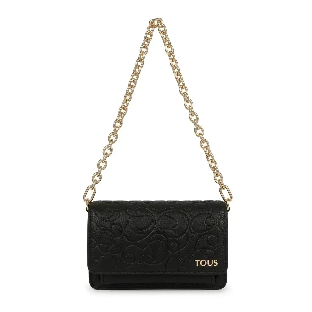 Bolso bandolera Audree Greta Negro(Inspiracion Tous) 03.webp