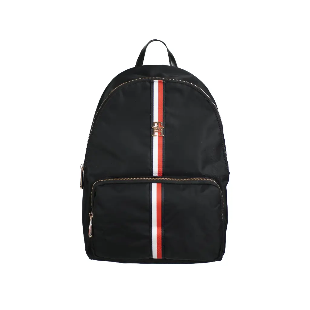 Mochila Poppy Backpack Corp (Inspiración Tommy Hilfiger) Color Negro 01.webp