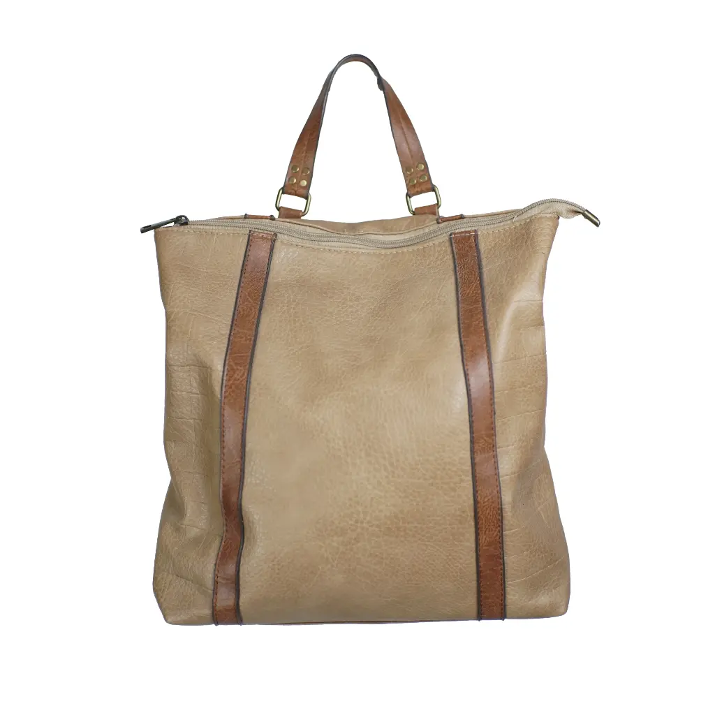 Mochila piel lineas (Inspiración Porfuis) Color marron 01.webp