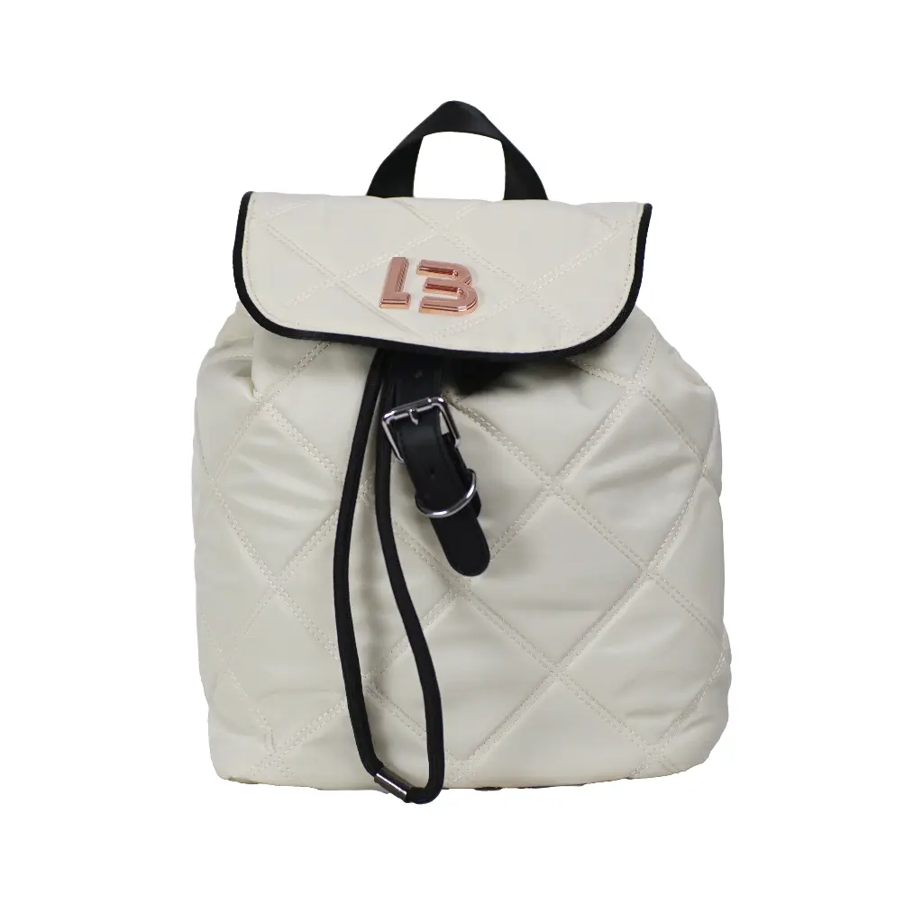 Bolso mochila acolchada (Inspiracion Bimba y Lola) Color Blanco 03.webp